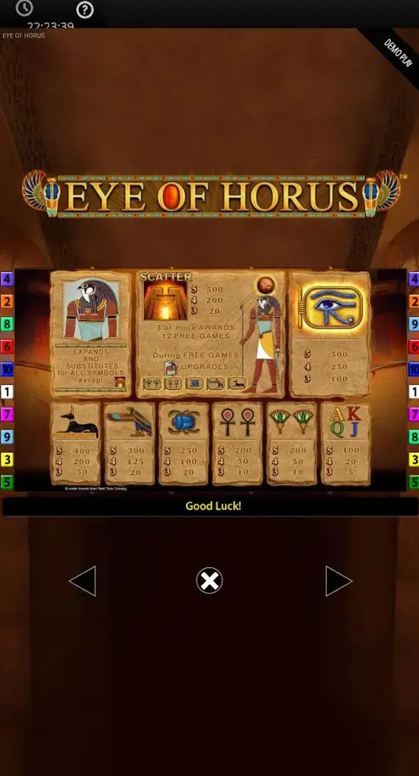 Eye of Horus rules